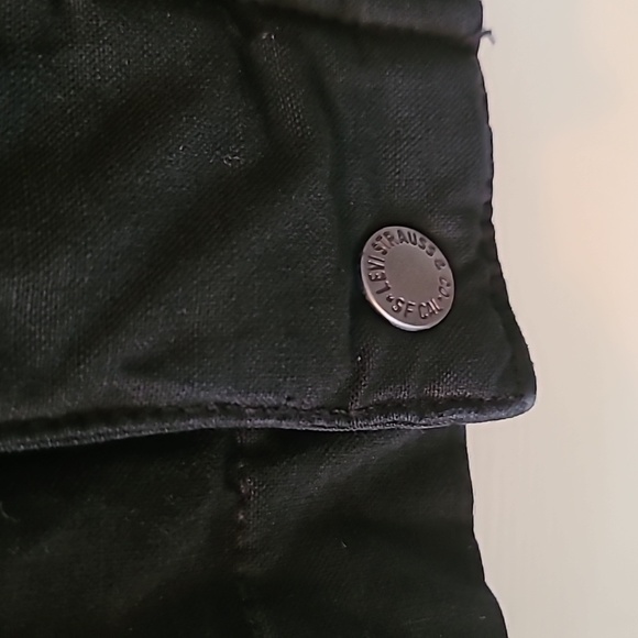 LEVIS MENS BLACK "BIKER" JACKET SIZE XL - Picture 9 of 16